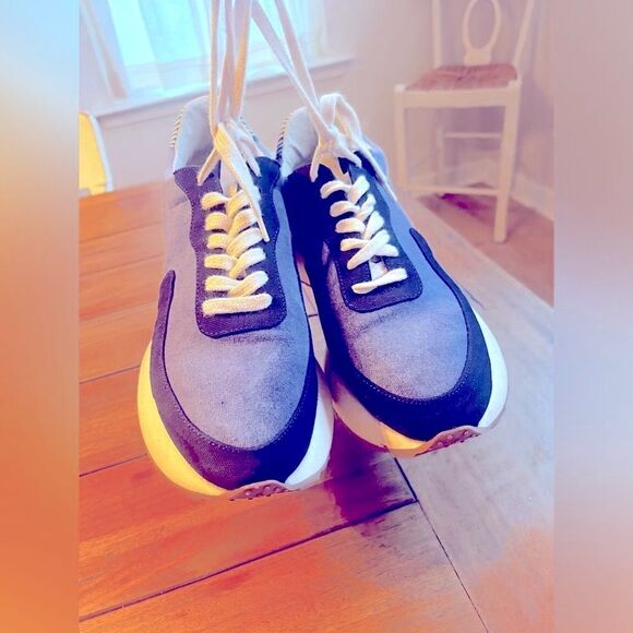 GOODNEWS KOOK SNEAKER IN NAVY, low-top runner US 9/7.5 EUR 40 Made in Portugal - Picture 8 of 14